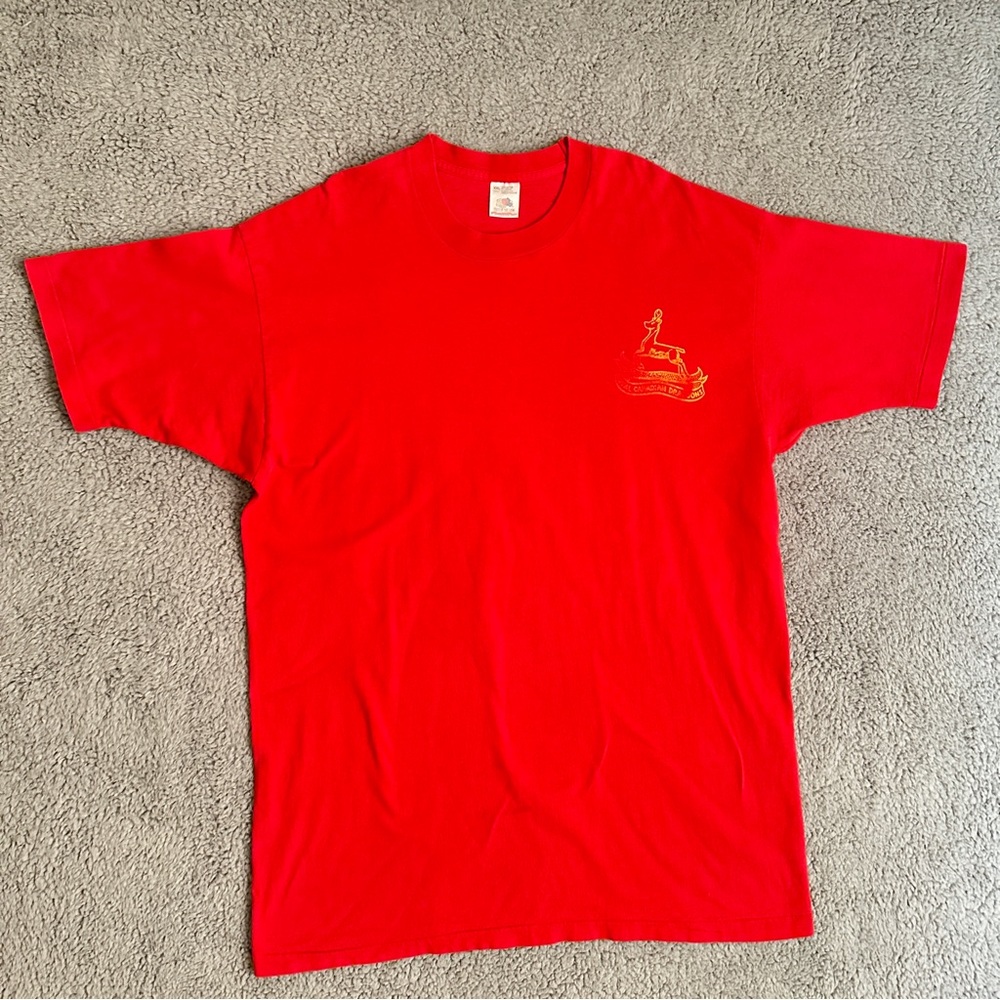 Vintage Men’s Size XXL Fruit of the Loom Graphic Crew Neck Short Sleeve T-Shirt